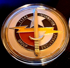 Ultra Rare Small Unit Limited Minting Texas Information Operations Group Coin picture