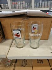 RARE Lot of 2 Guinness beer glasses 