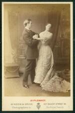 S11, 034-09, 1878, Cabinet Card, Scene from the Stage Play 