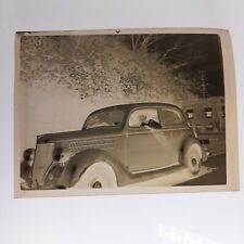 Vintage Negative 1930s Ford? Packard? Happy Guy In A Car 4.5