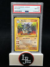 1999 Pokémon Jungle Rhydon #45 PSA 8 NM-MT 4985 CJC picture