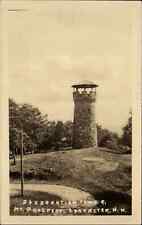 Lancaster New Hampshire NH Mt Prospect Tower Real Photo Vintage Postcard picture