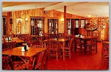 Cherokee Village Hardy Arkansas Coffee Shop Sitting Bull Restaurant VTG Postcard picture