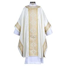 Chasuble Excelsis Gothic Ivory Vestment New picture