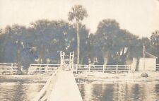 Walkway to Beach from Cottage House Fort Pierce Florida FL 1910 Real Photo RPPC picture