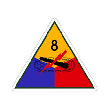 8th Armored Division (U.S. Army) STICKER Vinyl Die-Cut Decal picture