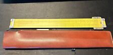 Vintage Pickett Metal Slide Rule Ruler MODEL N901-ES SIMPLEX MATH RULE With Clea picture