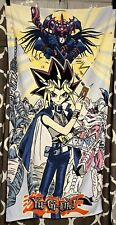 VINTAGE 1990s Yugioh Beach Towel Yugi Mutou Anime Graphic Pool Summer 1994 picture