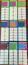  Bingo Mania  Instant MINT Lottery Tickets  Lot 9 diff., expired ,no cash value picture