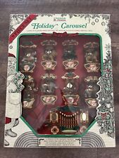 Vintage 1992 Mr. Christmas Holiday Carousel 8 Horses 21 Songs, Still in box picture