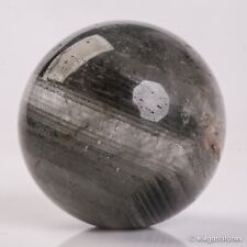 54g34mm Natural Garden/Phantom/Ghost/Lodolite Quartz Crystal Sphere Healing Ball picture