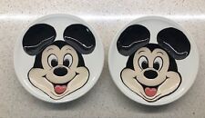 Rare Vintage Set of Mickey Mouse Ceramic Plates (Disney) picture