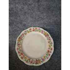 Vintage WS George Georgette Porcelain Dinner Plate Scalloped Edges Floral Dinner picture