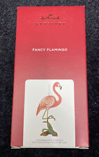 2021 Hallmark Fancy Flamingo Ornament Beauty of the Birds Companion Ornament NIB picture