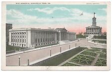 Vtg. 1931 Posted Postcard War Memorial & State Capital, Nashville, Tennessee picture