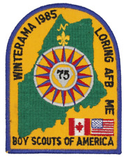 1985 International Winterama Katahdin Council Maine Patch Loring AFB Airforce 5