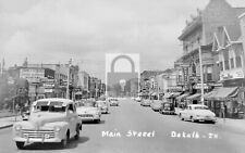 Main Street View Dekalb Illinois IL 8x10 Reprint picture