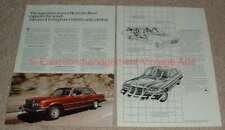 1978 Mercedes Benz 2-page Ad, Capture Wind To Improve picture