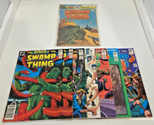 Lot of 8 Swamp Thing DC Comics- The Saga of The Swamp Thing 1-6 & Swamp Thing 22 picture