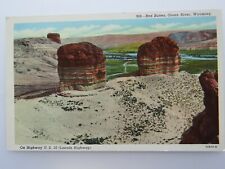 Vintage Postcard Red Buttes Green River WY Hand Painted A2195 picture