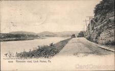 Lock Haven,PA Riverside Road Rotograph Clinton County Pennsylvania Postcard picture