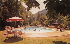 Swimming Pool Zoder's Court Motel Gatlinburg Tennessee Chrome AAA Postcard picture