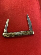 Vintage IMPERIAL Providence Rhode Island 2 Blade Pocket Knife celluloid picture