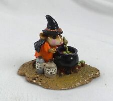 Wee Forest Folk ~Something's Brewing ~ Miniature Mouse Figure / Figurine picture