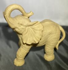 VTG Hand Carved Italian Alabaster Elephant Statue picture