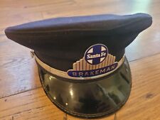 Vintage Santa Fe Railroad Brakeman Hat Cap For Uniform Size 7 picture