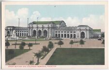 c. 1920s. - Union Station - Columbia Memorial Fountain - Washington DC picture