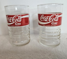 Coca-Cola - Pair of Unique Coke Glasses 4