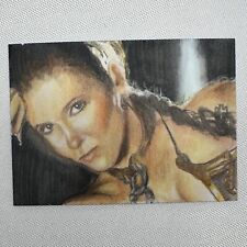 2023 Topps Star Wars Princess Leia Artist Sketch Card Miller - “Slave Leia” picture