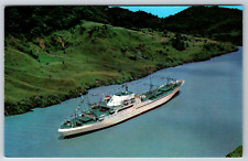 c1960s NS Savannah Panama Canal Vintage Postcard picture