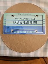 Disney Parks Vacation Club DVC Metal Car License Plate Frame Holder New  picture