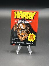 1987 Topps Harry and the Hendersons Trading Card Pack Sealed picture