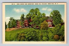 Mars Hill NC-North Carolina, Mars Hill College Edna Moore Dorm Vintage Postcard picture