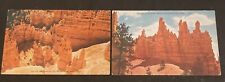 Vintage Bryce Canyon NP, Utah Postcards Lot of 2 picture