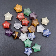21pcs/Set 10mm Natural Crystal Pentagram Star Loose Beads Gemstone Jewelry DIY picture