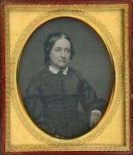 Unidentified Woman Slightly Smiling (1/6 Plate Daguerreotype) picture