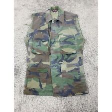 Tru-Spec Combat Vest Mens Extra Small Woodland Camo Military Utility Shirt picture