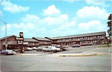 Thunderbird Motor Inn, St. Ignace Michigan - c1960s Chrome Postcard picture