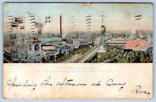1907 A CORNER OF THE PARK TILYOU'S STEEPLECHASE BIRD'S EYE VIEW CONEY ISLAND NY picture