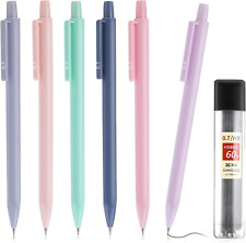 6PCS Pastel Mechanical Pencil with 60PCS HB Refills, Cute Mechanical Pencils 0.7 picture
