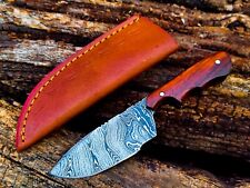 Tactical EDC Knife - Handmade Damascus Steel Survival Hunting KNIFE W/SHEATH picture
