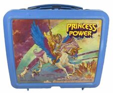 Vintage 1980's Princess of Power She-ra Lunch Box Blue No Thermos Aladdin 1985 picture