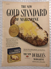 Vintage 1952 Durkee’s Margarine Print Ad - Full Page - New Gold Standard picture