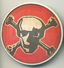 Stop Drug Traffic Skull and Crossbones 1960's Small Round 1