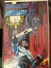 Robocop Vs Terminator #1 1992 Dark Horse Frank Miller Insert Boarded Sealed Mint picture