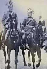 1915 King Albert and Queen Elizabeth of Belgium illustrated picture